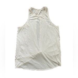 Lululemon All Tied Up White Sleeveless Open Back Tank Top Size S